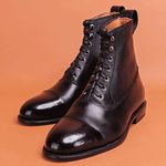 TXTURE Men’s Elevare Oxford Boots – Black (1)